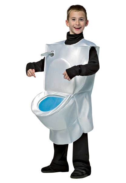 Picture of Morris GC7239710 7-10 Kids Toilet Costume, One Size