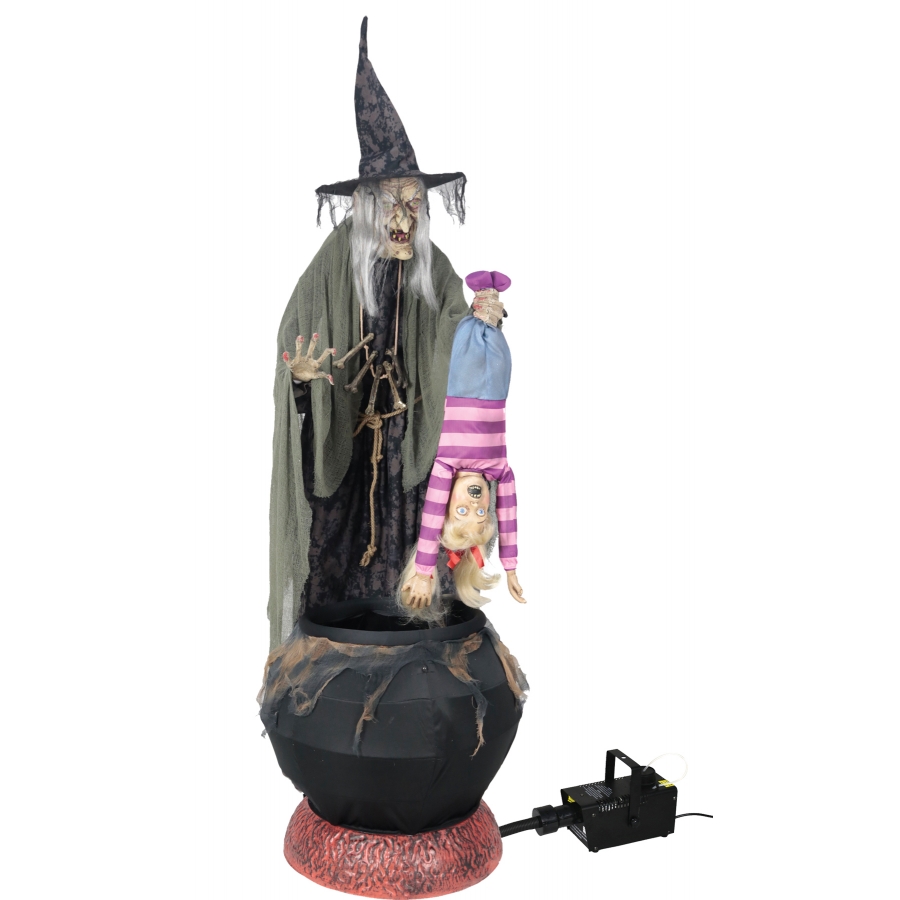 Picture of Morris MR124446 Stew Brew Witch with Kid Witch Fog