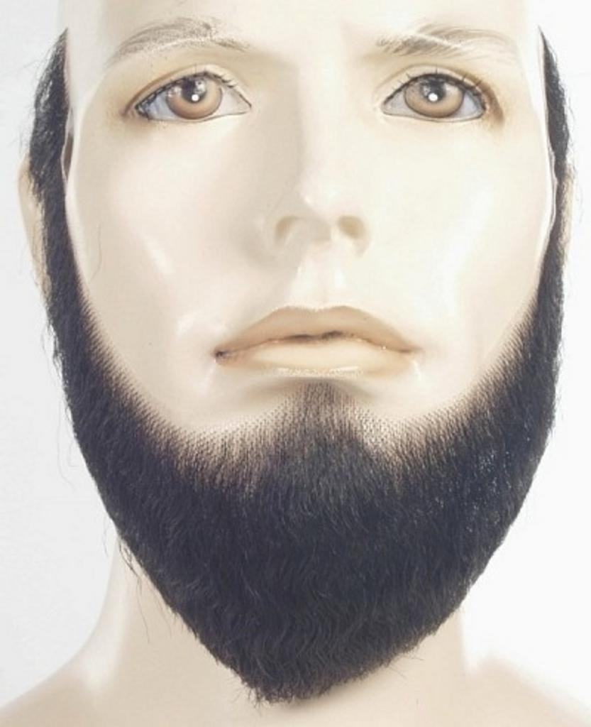 Picture of Morris Costumes LW375STBL HX4 Human Hair Full Face Beard, No.27 Strawberry Blonde