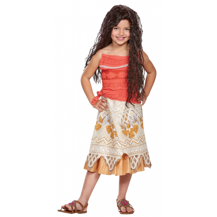 Picture of Morris Costumes DG99475L Moana Classic Child&#44; Size 4-6