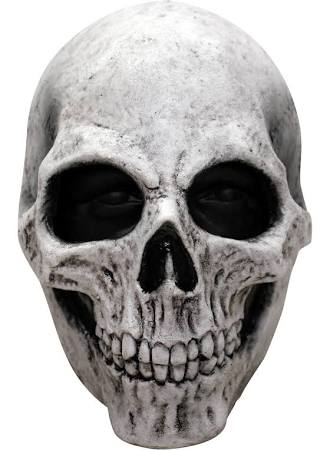Picture of Morris Costumes TB26156 Skull Latex Mask, White
