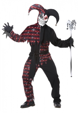 Picture of California Costumes CC01372LG Mens Sinister Jester Costume&#44; Large 42-44
