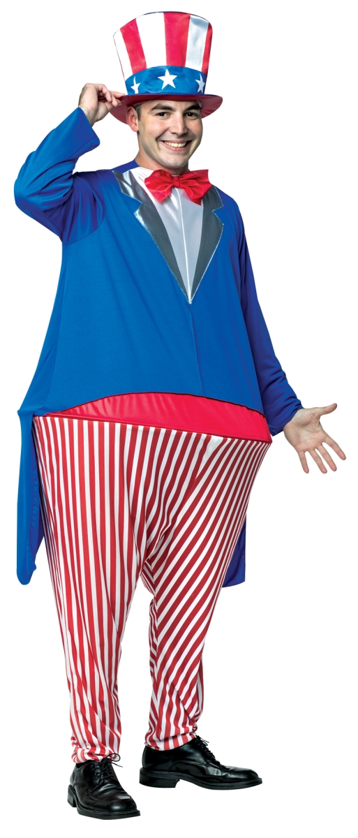 Picture of Morris Costumes GC6654 Uncle Sam Hoopster