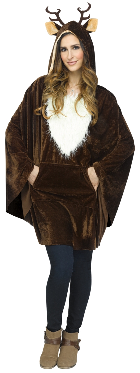 Picture of Morris Costumes FW7776R Adult Reindeer Poncho