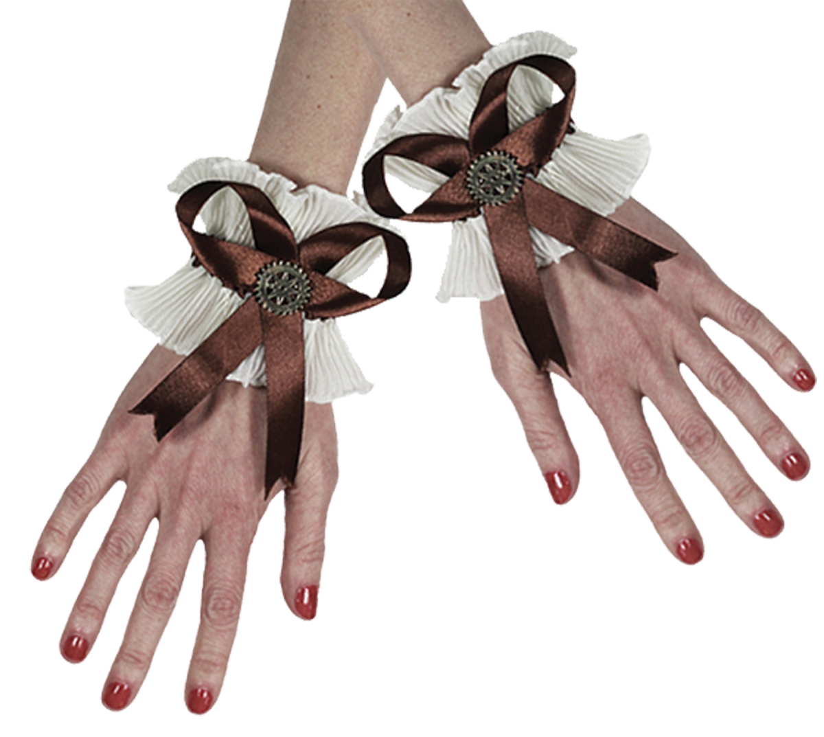 Picture of Morris Costumes GLHA156 Gloves Wristlet Steampunk