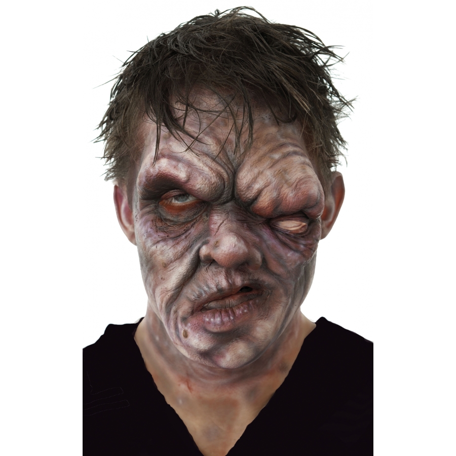 Picture of Cinema Secrets CSFO057 Apocalyptic Zombie Foam Latex Prosthetic Unpainted Mask