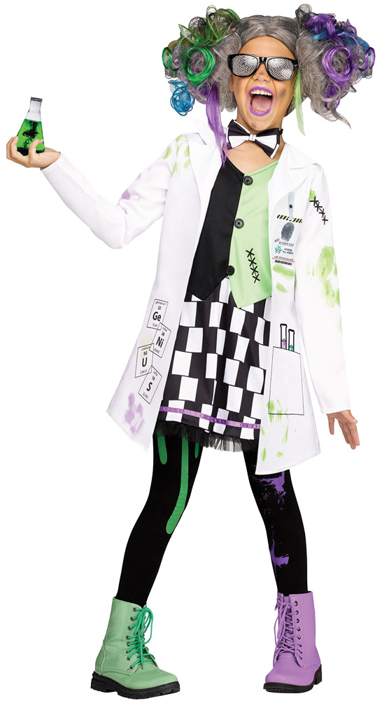Picture of Fun World FW112322MD Mad Scientist Childs Costume - Medium