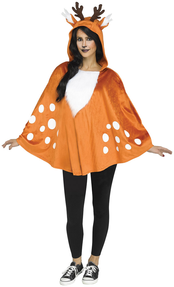 Picture of Fun World FW90422F Faun Character Poncho - Size 4-14