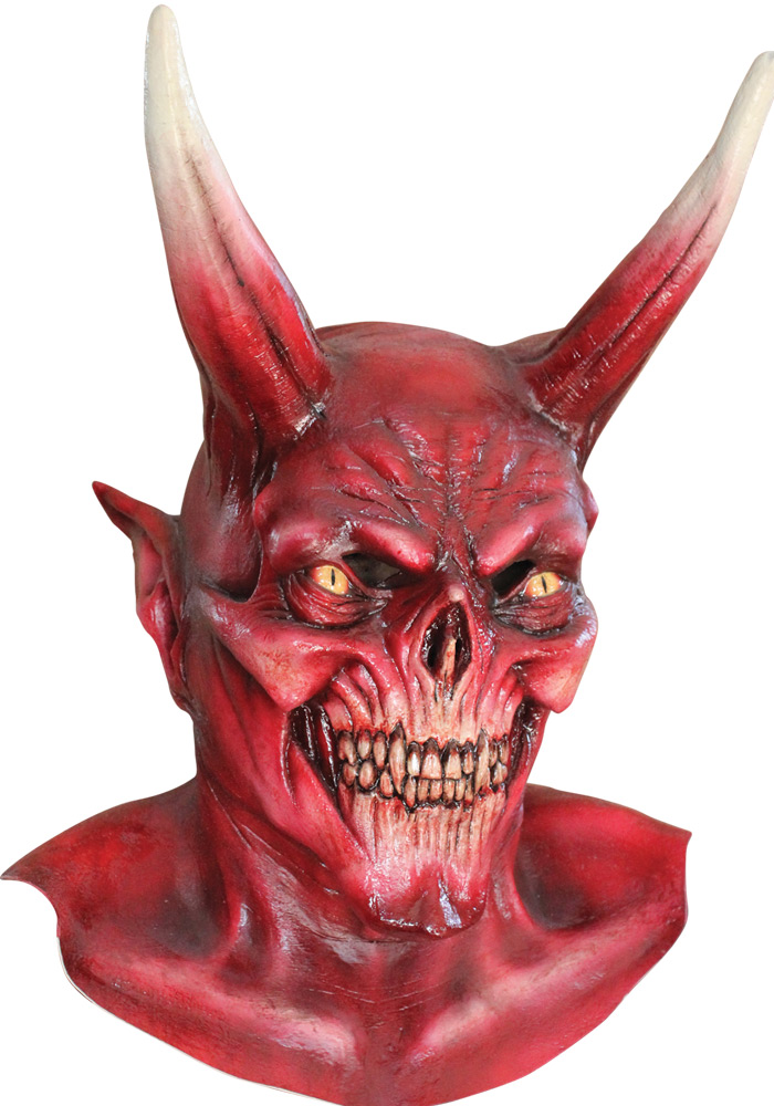 Picture of Ghoulish Productions TB26342 Red Devil Mask