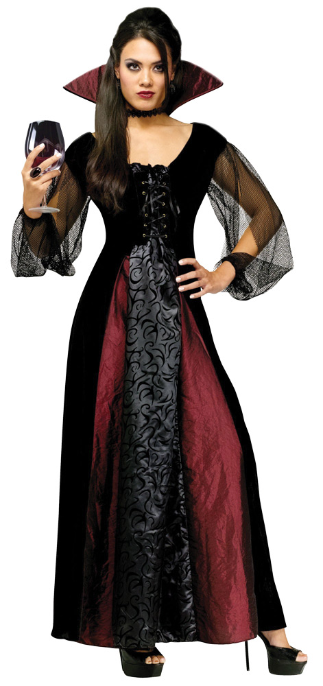 Picture of Fun World FW5169SD Womens Goth Vampire Costume - Small