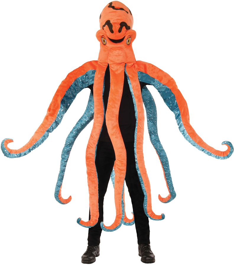 Picture of Forum FM76029 Adult Octopus Mascot Costume - One Size