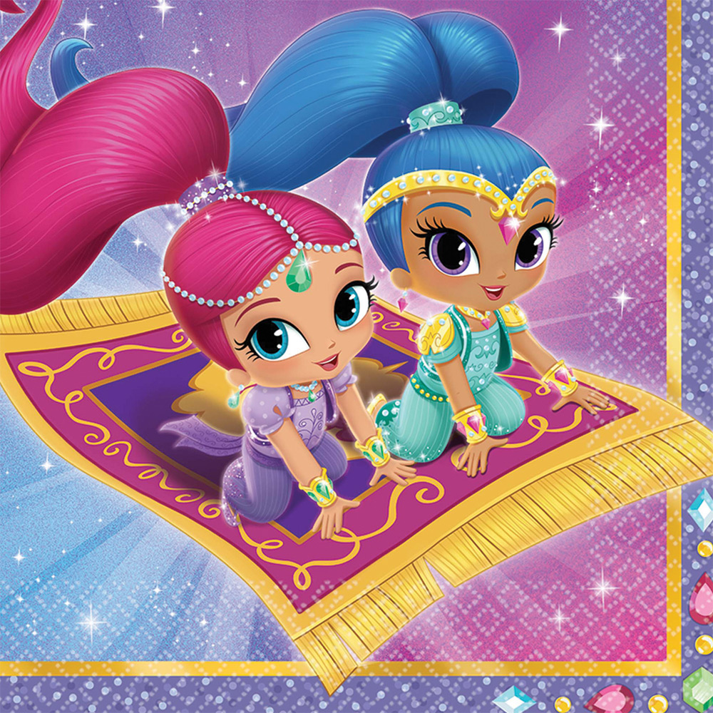 Picture of Amscan AM511653 Shimmer & Shine Lunch Napkins