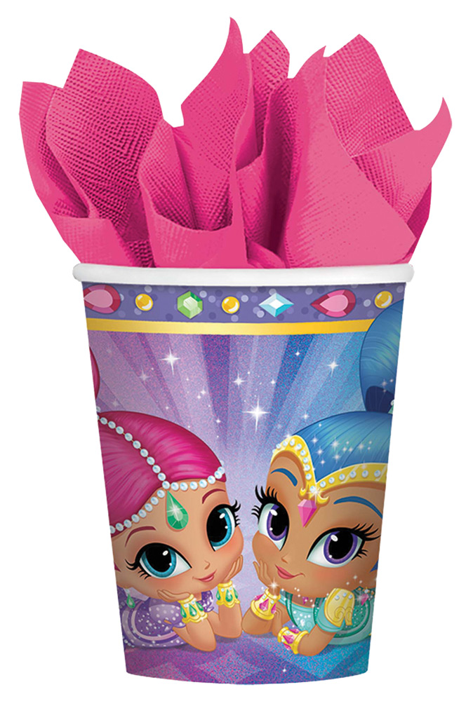 Picture of Amscan AM581653 9 oz Shimmer Shine Cups - Pack of 8