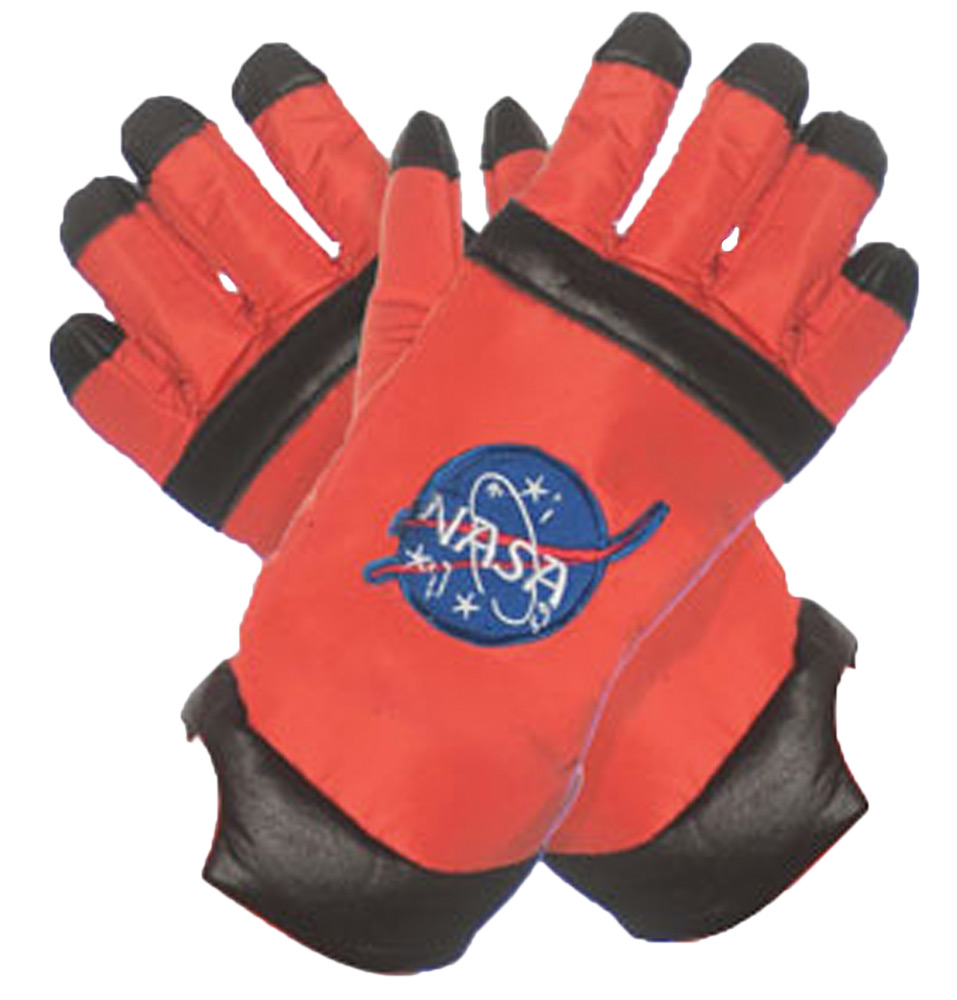 Picture of Underwraps UR28855STD Adult Astronaut Gloves - Orange&#44; One Size