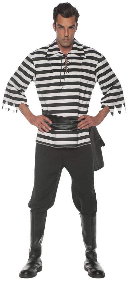 Picture of Underwraps UR28880XXL Adult Pirate Costume Set - Black&#44; 2XL