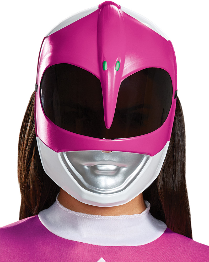 Picture of Disguise DG79721 Adult Pink Ranger Mask - One Size