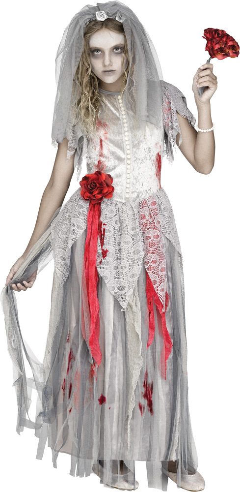 Picture of Fun World FW112962LG Zombie Bride Costume, Large