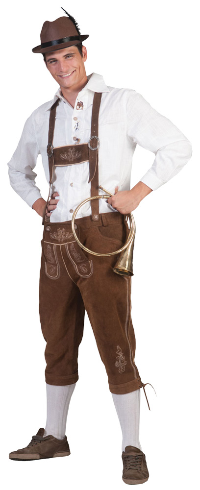 Picture of Funny Fashions FF601199LG Tirol Bernd Adult Costume&#44; Large 44-46