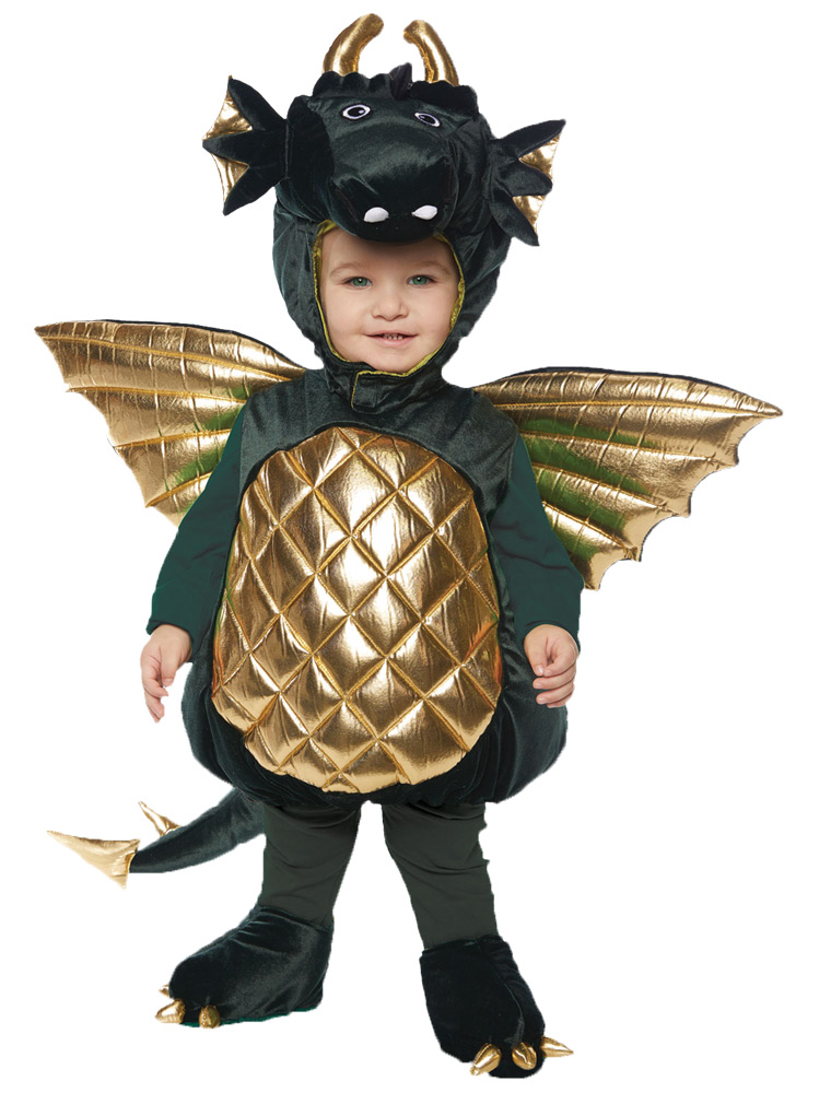 Picture of Morris Costumes UR25702XL Dragon Green Toddler Costume, Size 4-6