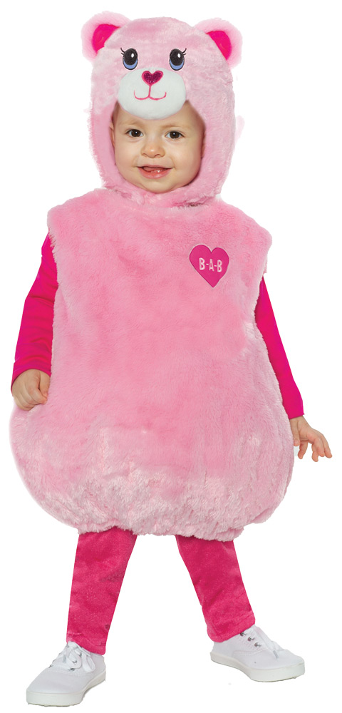 Picture of Morris Costumes UR27604MD Build-a-Bear Pink Cuddles Teddy Costume&#44; Size 18-24m