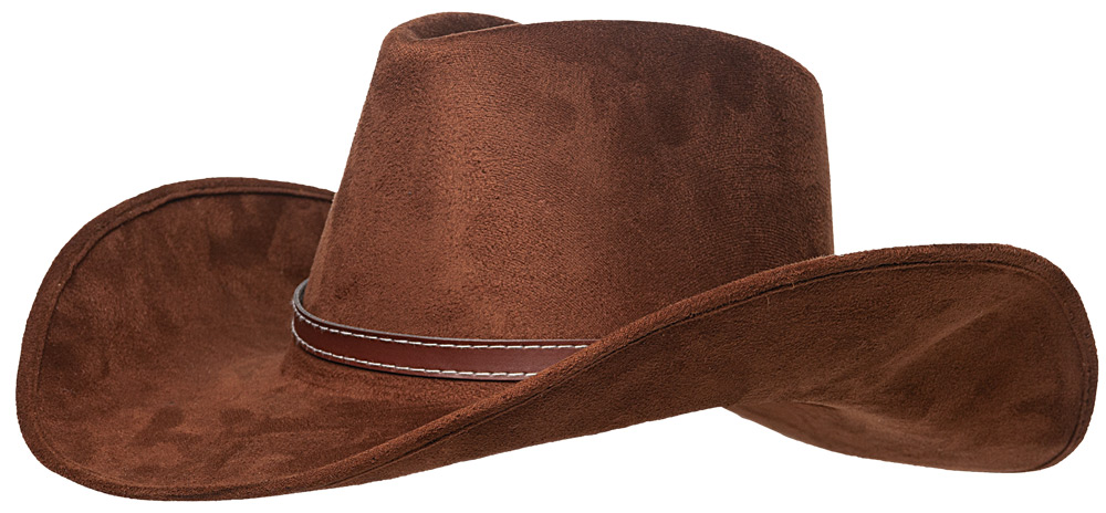 Picture of Morris Costumes UR30030BN Adult Cowboy Hat, Brown - One Size