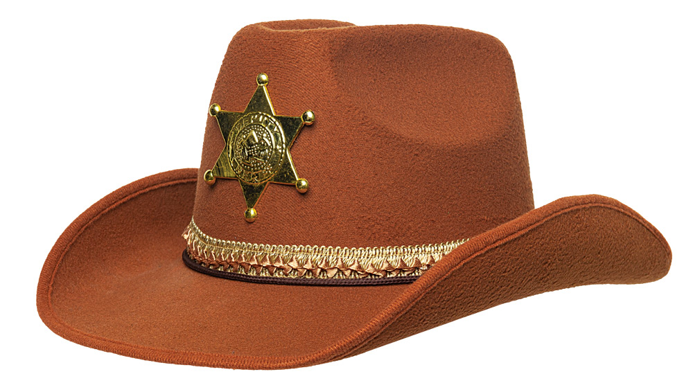 Picture of Morris Costumes UR30033 Adult Sheriff Hat&#44; Brown - One Size