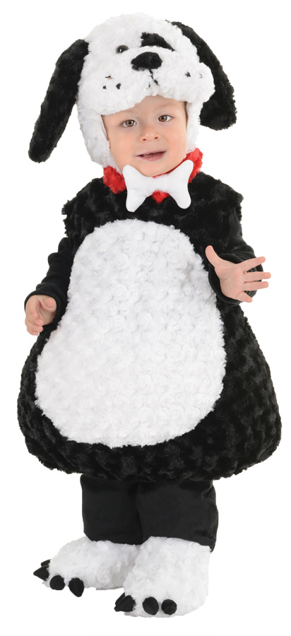 Picture of Morris Costumes UR26140TSM Black White Puppy Toddler Costume&#44; Size 12-18