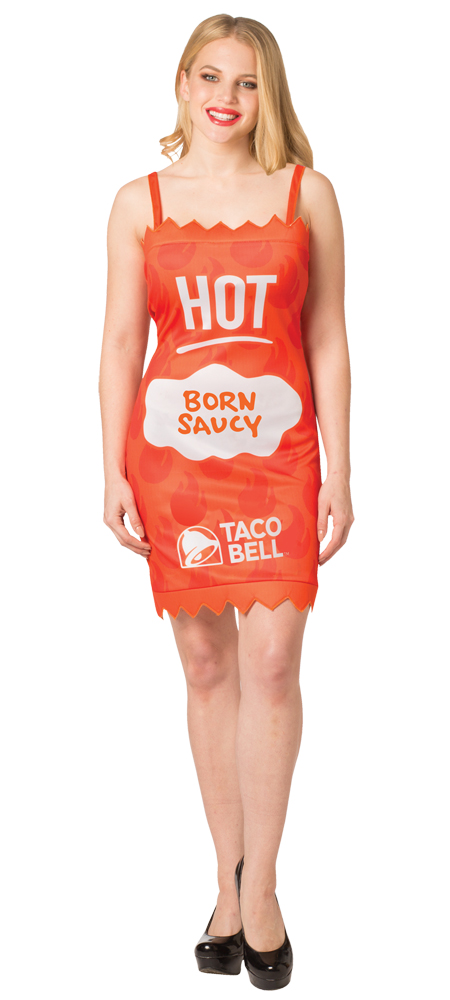 Picture of Morris Costumes GC3568SD Taco Bell Packet Hot Dress&#44; Small & Medium 2-6