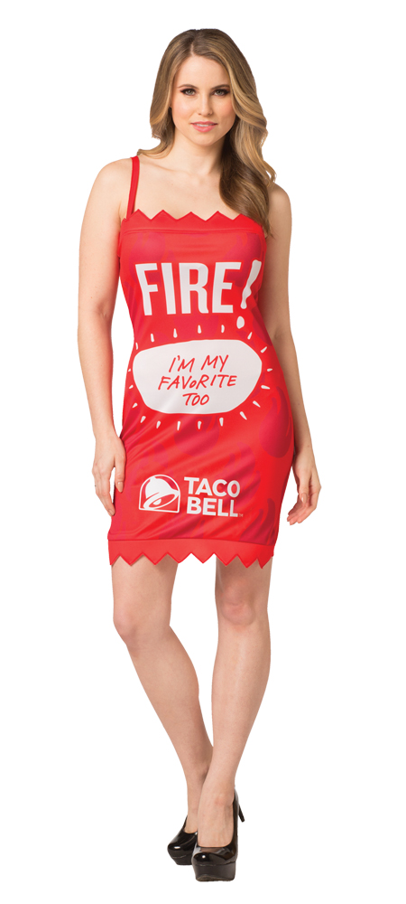 Picture of Morris Costumes GC3569SD Taco Bell Packet Fire Dress&#44; Small & Large 2-6