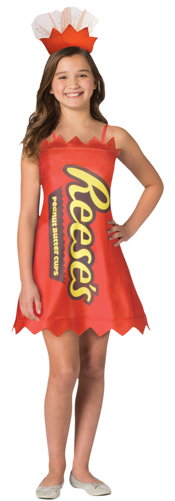Picture of Morris Costumes GC35931012 Hersheys Reeses Peanut Butter Cup Dress&#44; Tween Size