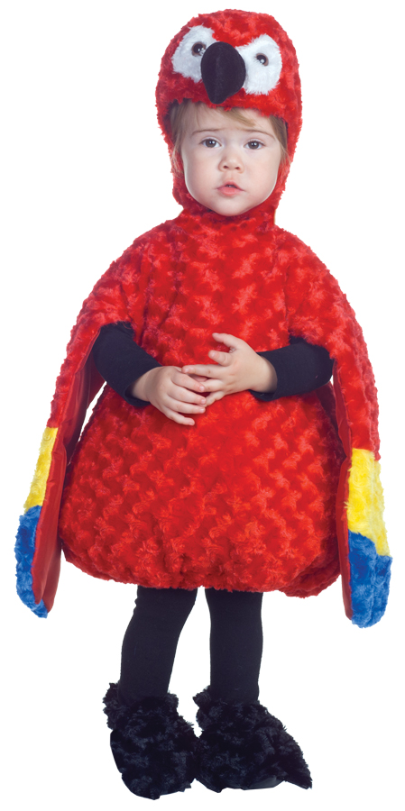 Picture of Morris Costumes UR26081TXL Parrot Toddler Costume&#44; Size 4-6