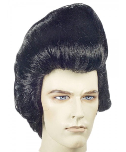 Elvi Deluxe 50s Pompadour Hair Style Wig - Black -  PerfectPretend, PE3038041