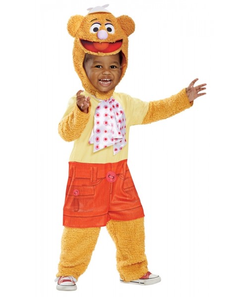 Picture of Morris Costumes DG79466M Disguise Fozzie Toddler Costume - Size 3T-4T