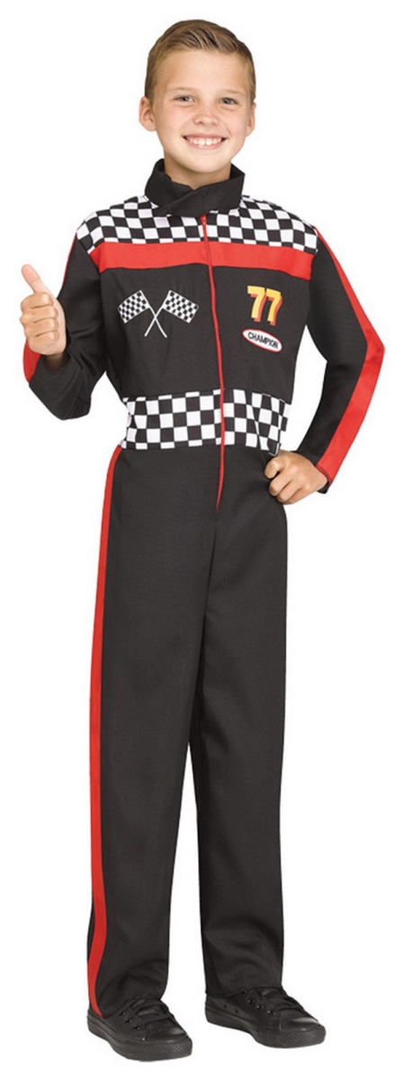 Picture of Morris Costumes FW132112LG Child Race Car Driver Costume - Large