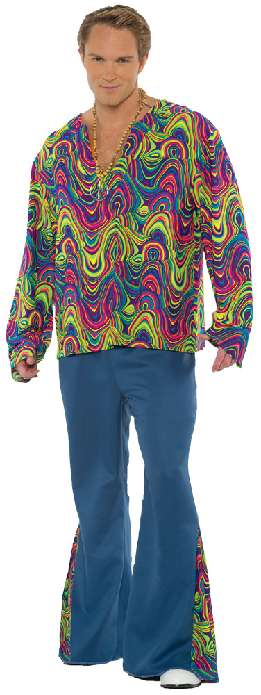 Picture of Morris Costumes UR29917 Men Psychedelic Adult Costume, One Size