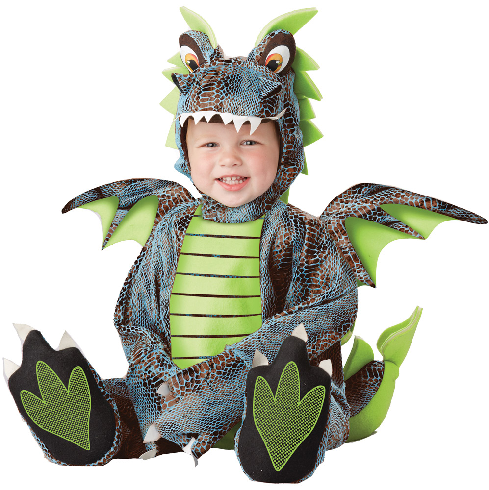 Picture of Morris Costumes CC10024TM Darling Dragon Toddler Costume&#44; 18-24 Months