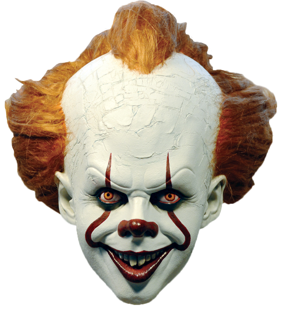 Picture of Morris Costumes MAMBWB100 Pennywise Deluxe Mask - One Size