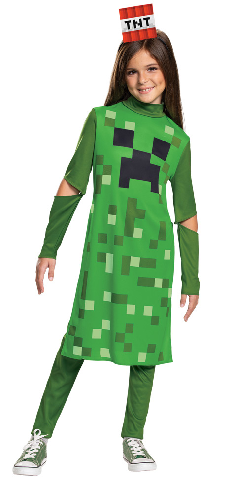 Picture of Morris Costumes DG10484G Creeper Girl Classic Child Costume, Size 10-12