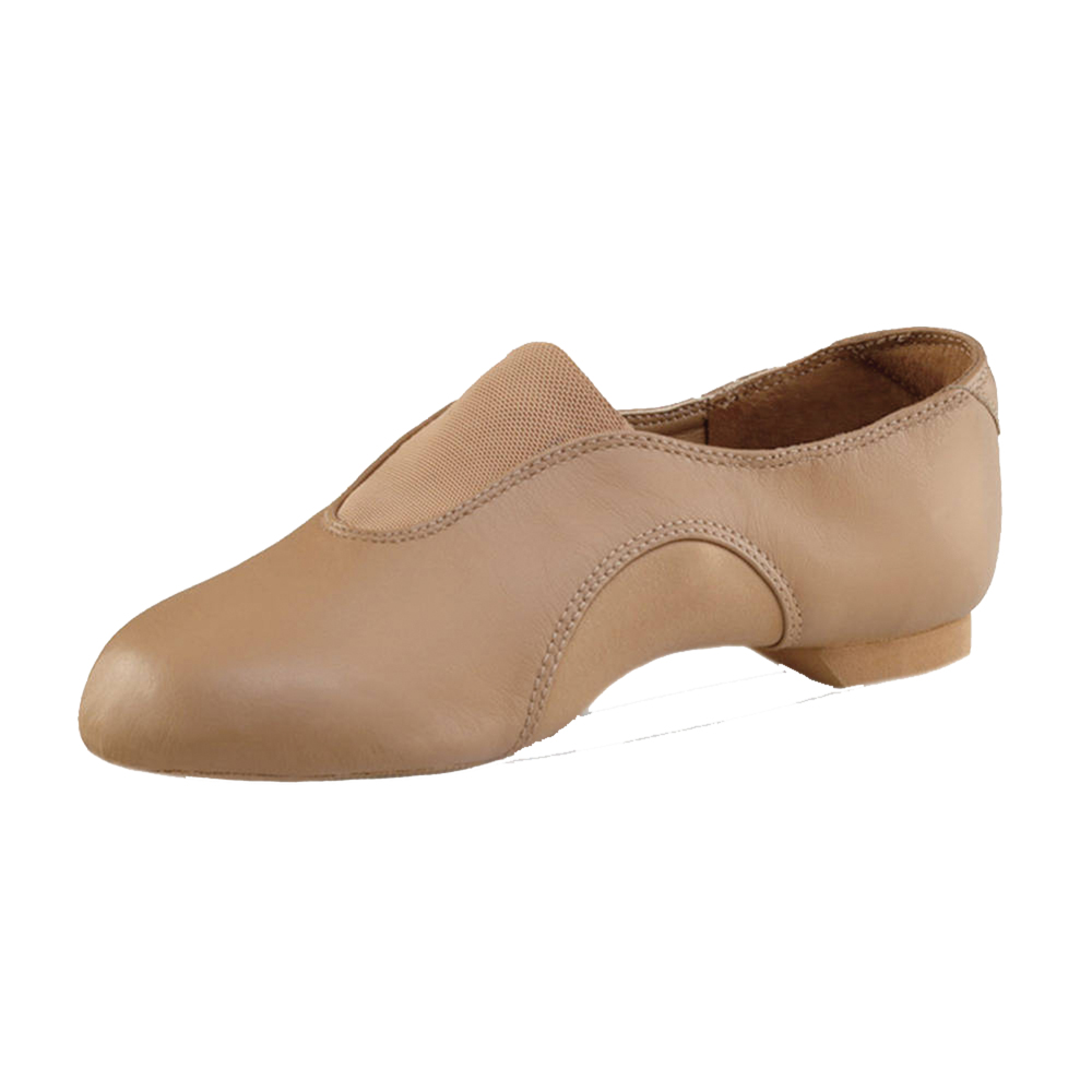 Picture of Morris Costumes CP01CAR4.5 Adult V Jazz Low Shoe&#44; Caramel - Size 4.5M