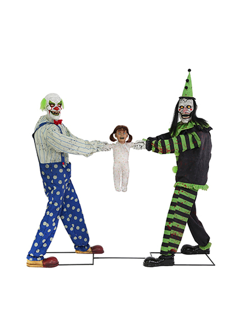 Picture of Morris Costumes MR124653 Animated Tug Of War Clowns - Green & Black