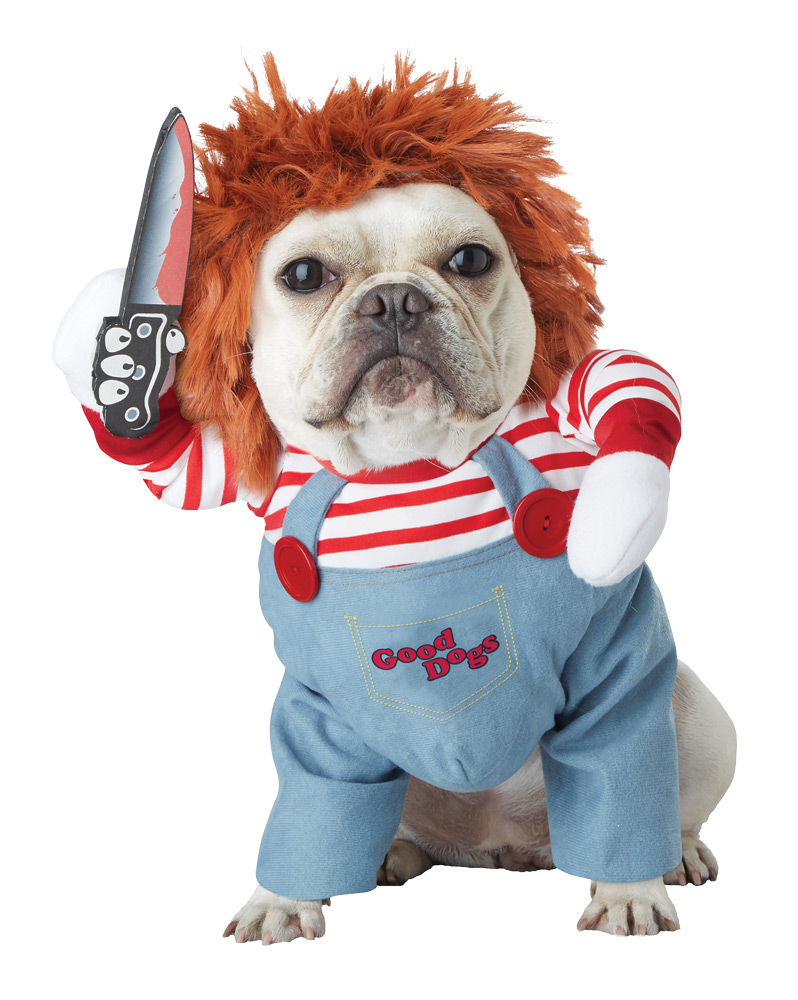 Picture of Morris Costumes CC20157LG Deadly Doll Dog Pet Costume - Large