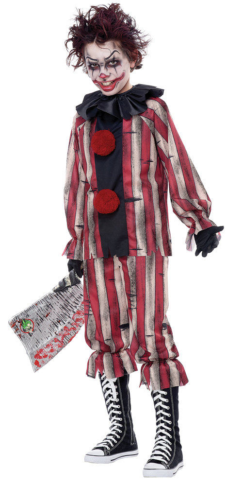 Picture of California Costumes CC00358XL Nightmare Clown Child Costume - Extra Large