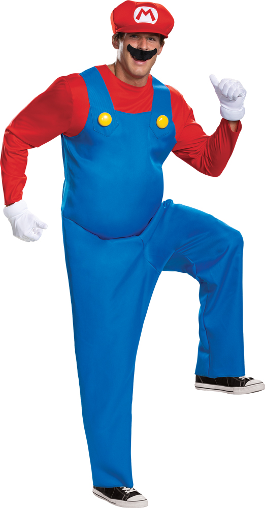 Disguise DG10775D Nintendo Super Mario Deluxe Men Costume -  Dispguise