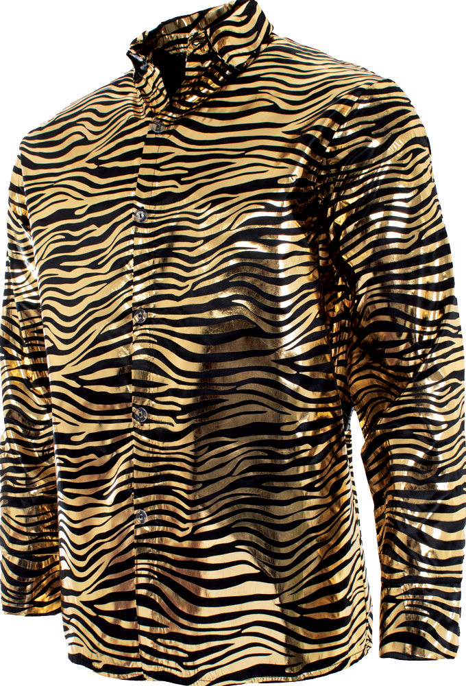 Picture of Underwraps UR30295 Tiger Gold Adult Shirt - Standard One Size Fits Most
