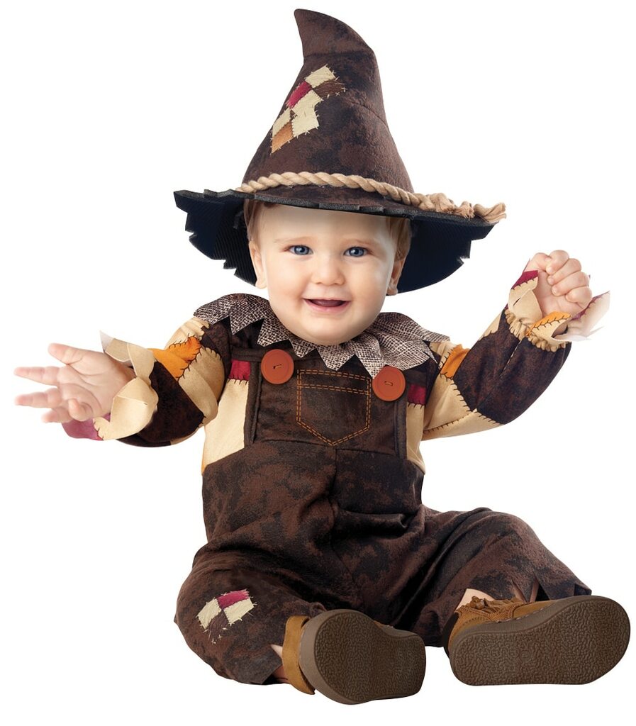 Picture of California Costumes CC1120097TS Happy Harvest Scarecrow Costume&#44; Brown - Toddler - 12 to 18 Month