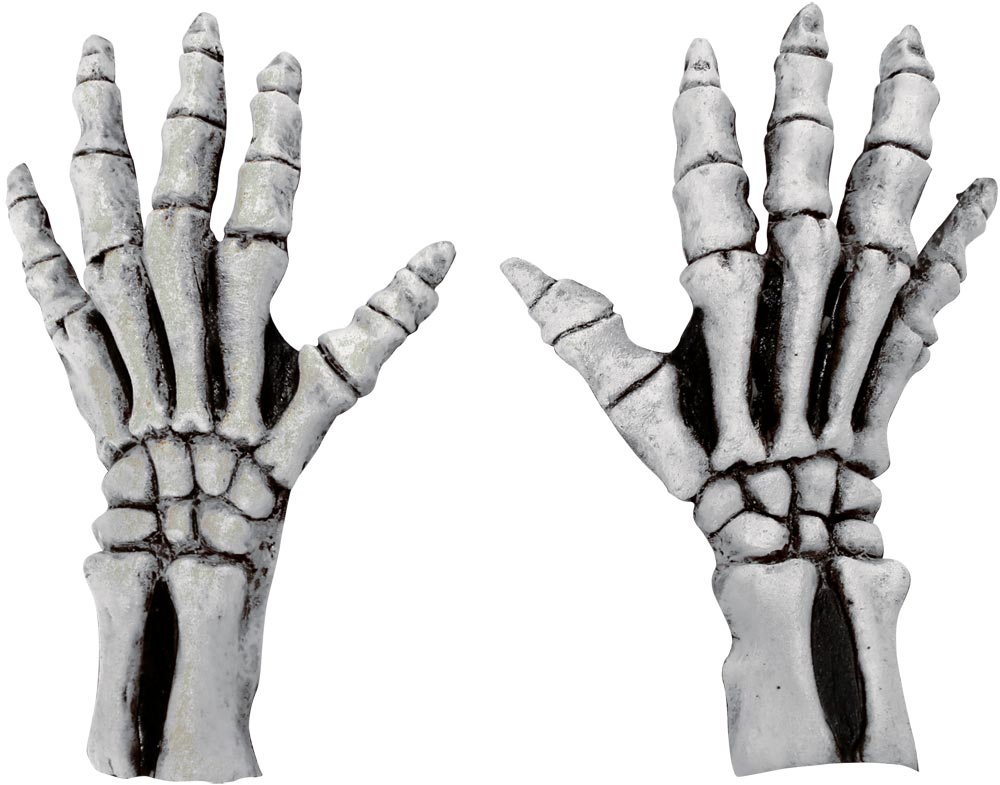 Picture of Ghoulish TB27317 White Skeleton Adult Gloves