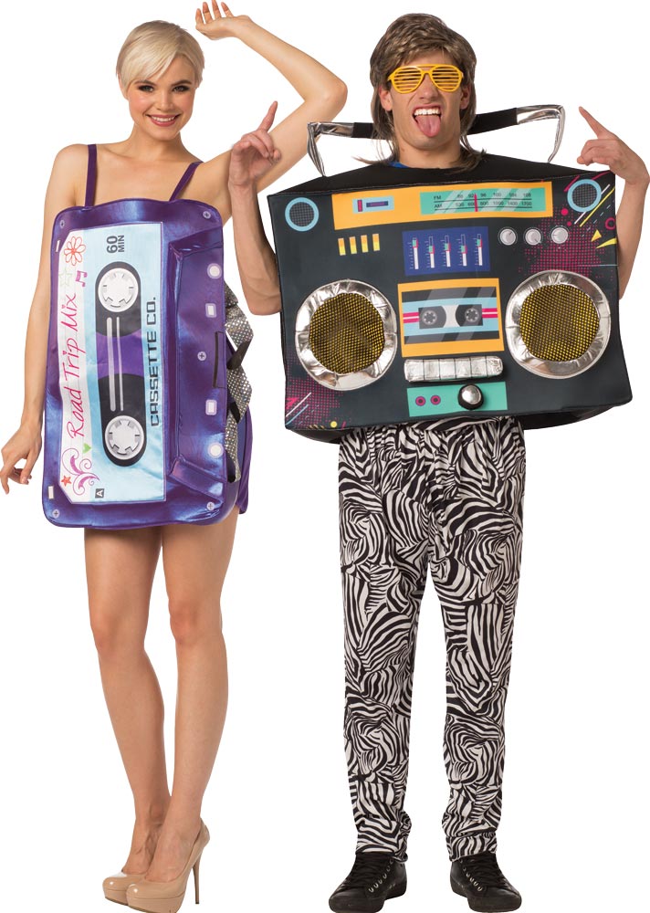Picture of Rasta Imposta GC10119 Mix Tape Dress Boom Box Couples Costume