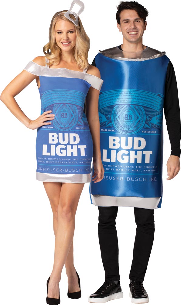 Picture of Rasta Imposta GC10174 Bud Light Can & Dress Couples Costume