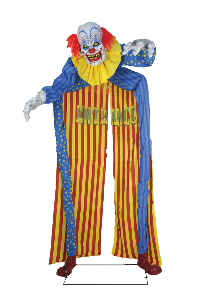 Picture of Morris Costumes MR124761 Looming Clown Animated Prop
