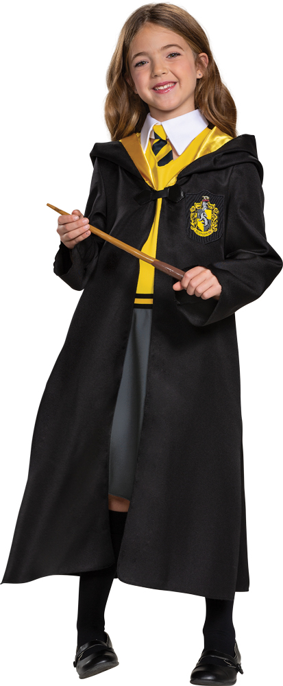 Picture of Disguise DG108049L Girls Hufflepuff Dress Classic Child Costume - Small - 4-6X